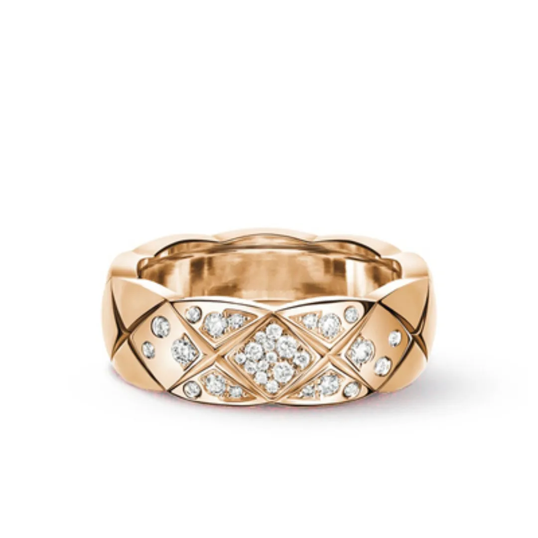 Coco crush Lingge anello femminile Overlay star stesso stile coppia personalità della moda Anelli con confezione regalo186P