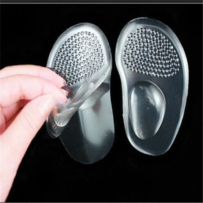 Women Soft Silicone Gel Cushion Insoles Metatarsal Support Insert Pad Shoes Insoles Orthopedic 220713