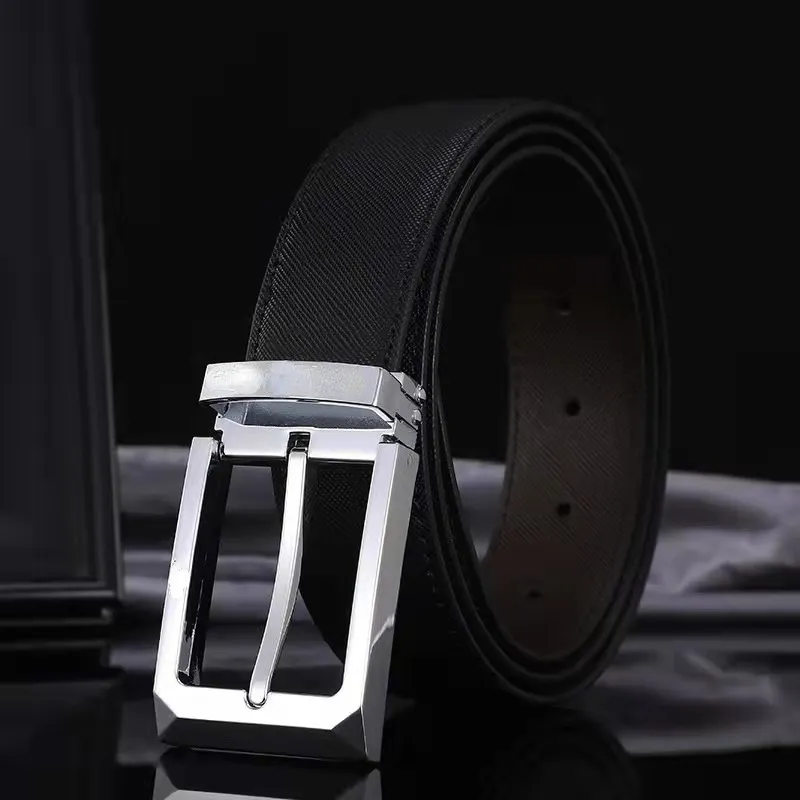 Herrbälte Nytt avancerade enkelt Star Fashion All-Match Business Men Pants Belt Box