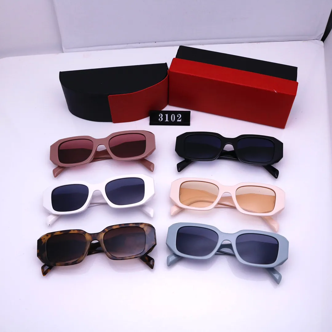 Новые модные дизайнерские солнцезащитные очки, классические солнцезащитные очки для женщин и мужчин, подарочные очки в подиумном стиле с коробкой244l