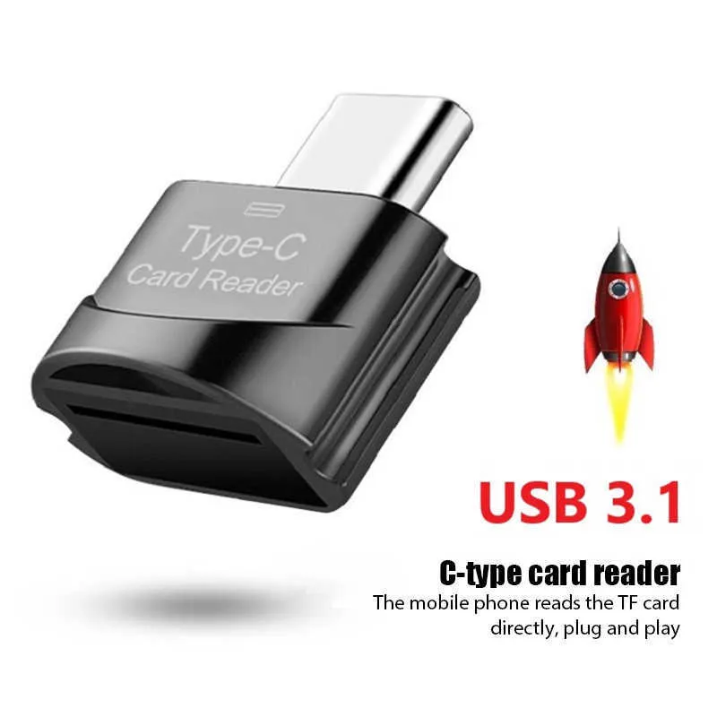 새로운 USB 3.0 유형 C- 마이크로 SD TF 어댑터 OTG 카드 리더 미니 카드 리더 스마트 메모리 카드 리더 랩탑 Samsung