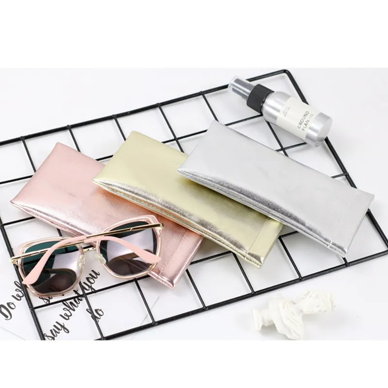 PU Leather Protable Women Sunglasses Protector Travel Pack Pouch Glasses Case Eyewear Accessories Oversize Bag 220812