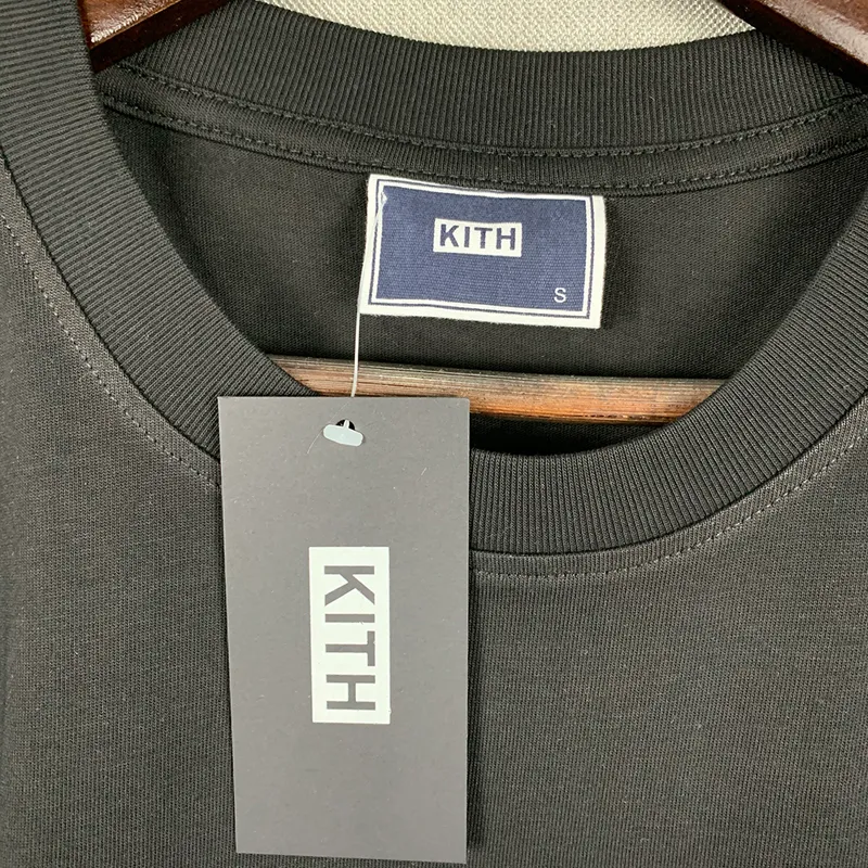 Kith Box T-shirt Casual Masculino Feminino 1:1 Qualidade Kith T-Shirt Estampado Floral Verão Diário Masculino Tops 220408