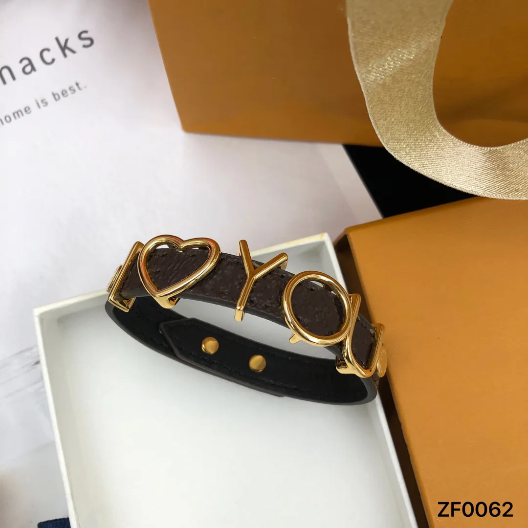 Mode Gouden Liefde Hart Bedelarmband Vrouwen Mannen Liefhebbers Leer Lucky Gevlochten Verstelbare Paar Armbanden Sieraden Met Box230W