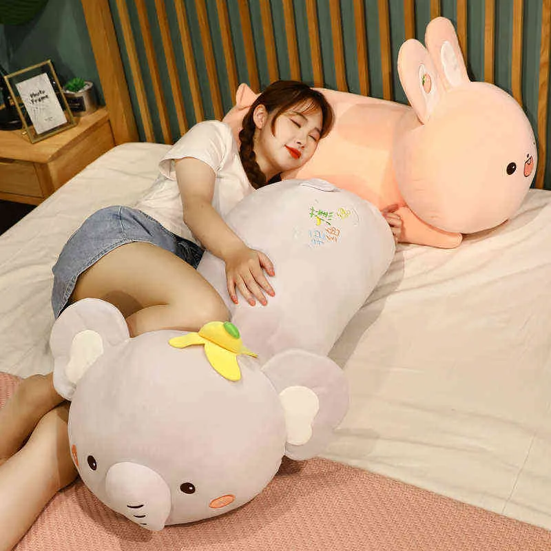 Cm Cartoon Stuffed Soft Duck Elephant With Koala Plush Toys Beautiful Fat Animal Sleeping Pillow Kawaii Dolls for Children Girls J220704