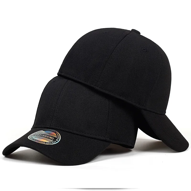 Высококачественная бейсбольная шапка мужская шляпа с закрытыми полными женщинами Gorras Bone Bone Male Hat Hat Cacquette 220513