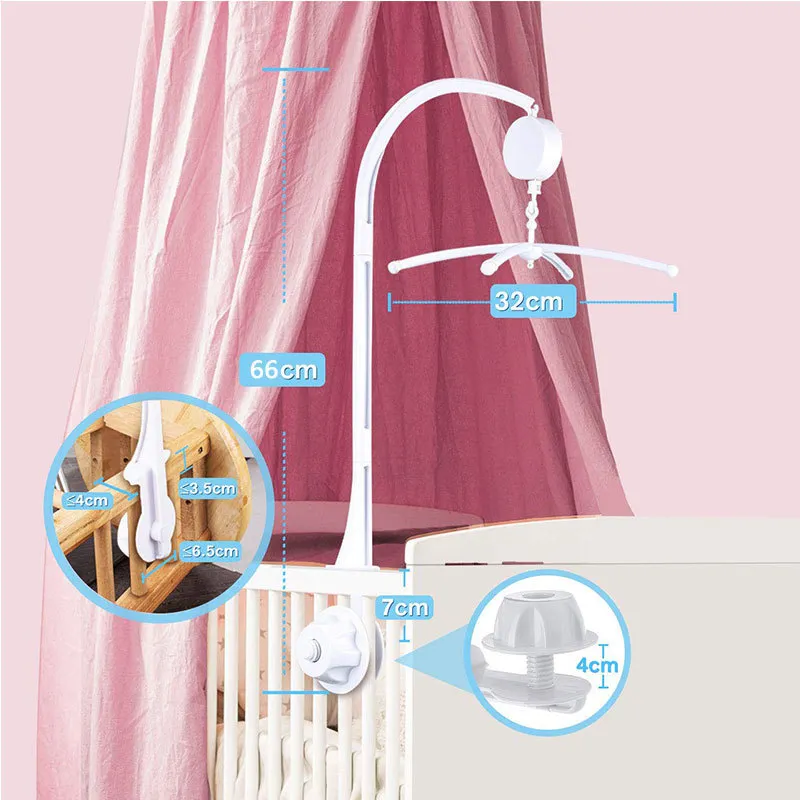 35 låtar musiklåda Baby Mobile Rattles Toys 0 12 månader för Born Crib Bell Holder Hanging Toddler Carousel Cots 220428