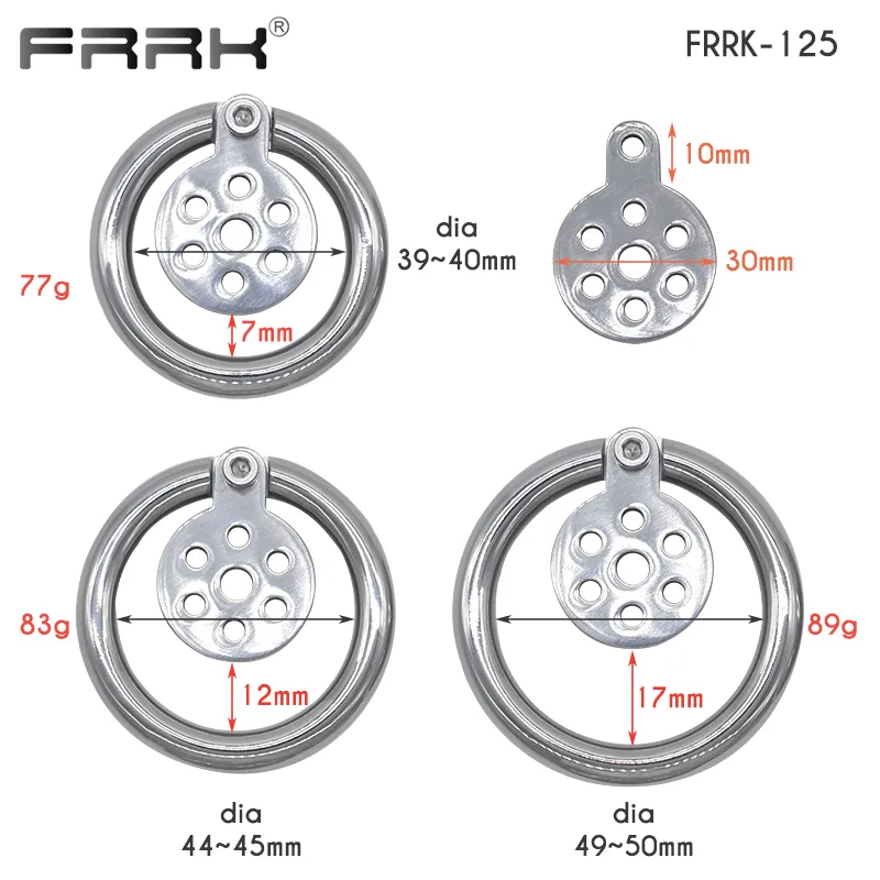 frrk 30mmスモールステンレス鋼の男性デバイスライトウェイトコックケージタイトペニスリング2022新しいボンデージセクシーなおもちゃショップ8980877