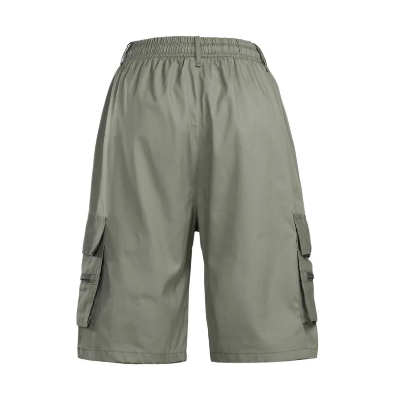 Hommes Shorts Salopette Hommes Cordon Pantalon Tactique Été Casual Jogging Plage Lâche Travail Cargo et Randonnée 220715