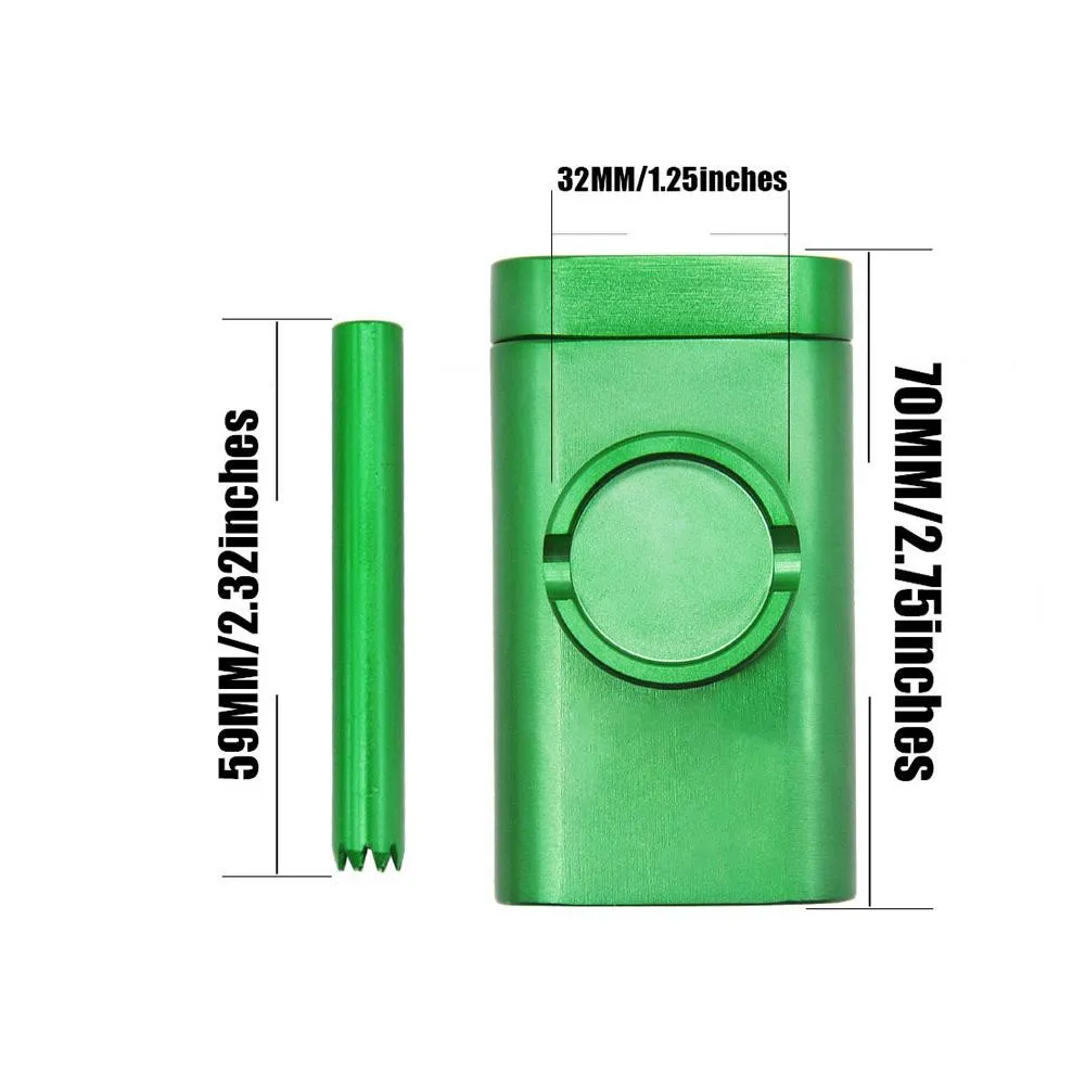 Mangers Magnetic Metal Metal Fuman Pipe Baving Set com porta -cigarro Armazenamento de tabaco 4 Funções Funções Prática Ferce de fumantes Acessórios para fumantes