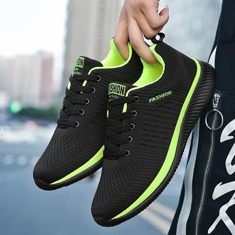 Men Sport Shoes Ligero de zapatillas de deporte para caminar zapatos transpirables sin aliento