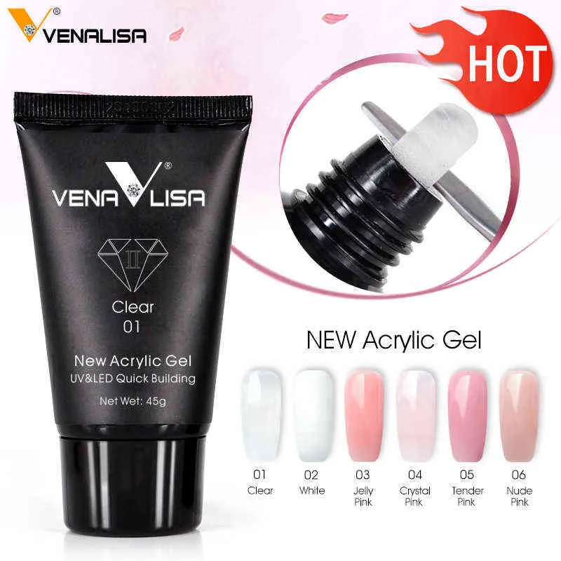 NXY Nail Gel Acrylic 45g&30g Manicure High Quality Art Extend s Poly Led Uv Cover Pink 0328