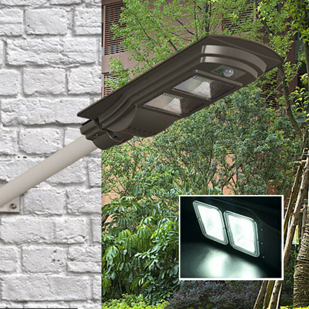 Radar Motion Solar Street Light IP65 Waterproof Lighting LED Wall Lamp Outdoor Garden Yard Flood Lamp 30W/60W/90W