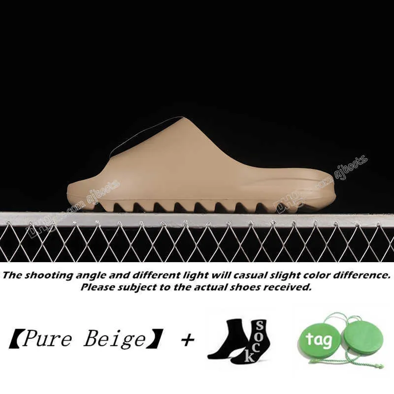 Designer Slippers men woman Sandal foam Ochre Soot Onyx Sulfur Black White Mist Resin Pure Stone Sage Bone Ararat sandals RNNR mens size