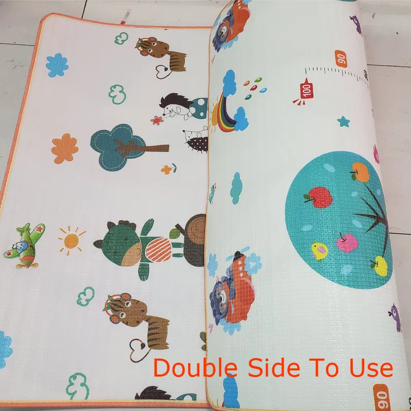 Double Surface Children Game Carpet Kids Room Tap para Playpen Cerca à prova d'água Pad 220517