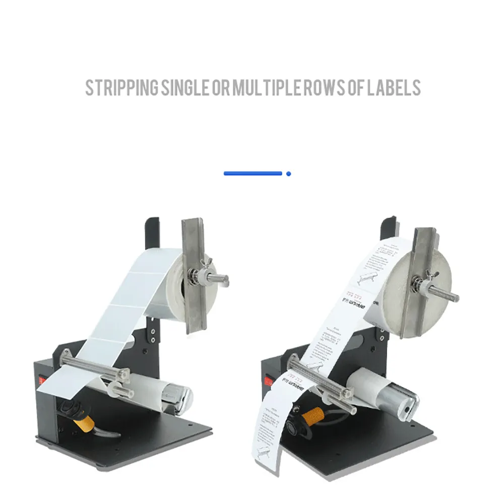 Elektrische Automatische Label Stripper Dispenser Sticker Strippen Machine Commerciële Label Papier Separator Met Fotocel