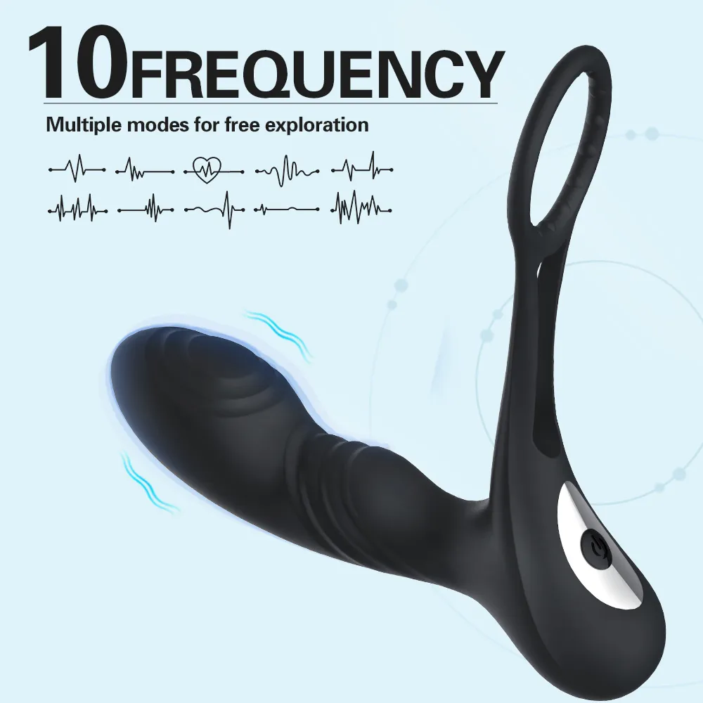 Aquecimento de massageador de próstata ANGRATOR ANGRATOR ANGULAR Plug Plug Remote Remote Adult Products Atraso ejaculação brinquedos sexy para homens