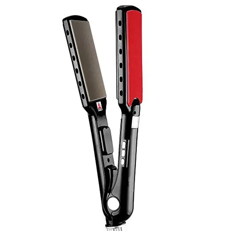 Professional 1.5 Inch Flat Iron Hair Straightener with Nano- Plate Instant Heat Up Anti- Frizz Dual Voltage Digital 220623