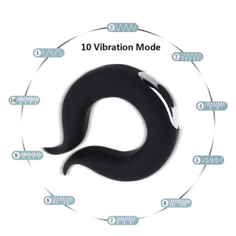 Nxy Cockrings Nuovo vibratore ad anello pene a 10 velocità uomini Ritarda l'eiaculazione Erotico Giocattolo del sesso maschile Cazzo Dildo Vibrazione Gay Adulto 2205058852664