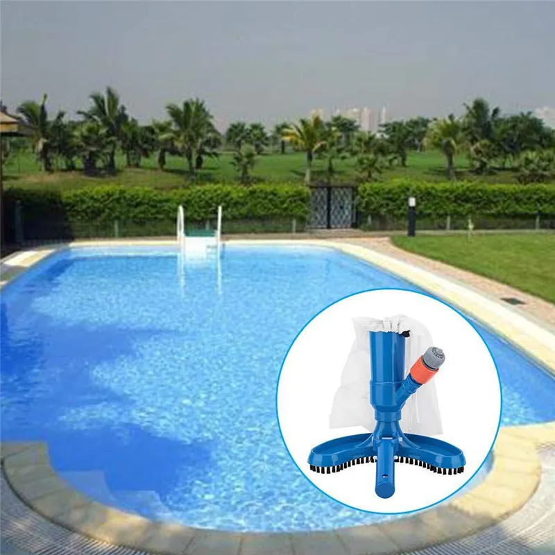 Aspirateur de piscine outil de nettoyage tête d'aspiration étang fontaine brosse printemps 220425