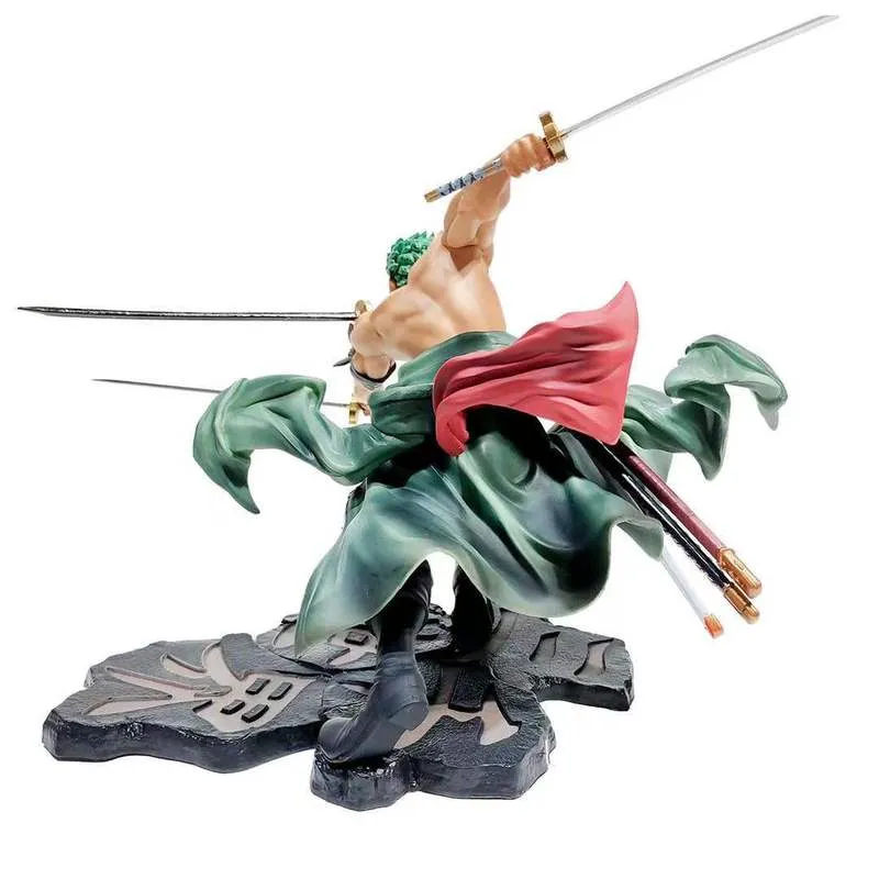 Roronoa Zoro anime standbeeld PVC Actie Figuur verzamelmodel Toys Gift 10cm 220802