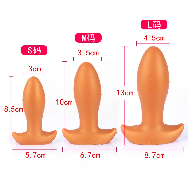 5 Storlek Big Anal Dildo Butt Plug Prostate Massage Anus Dilator Vagina Masturbation G Spot Clitoris Stimulator Sexig leksak för kvinnor