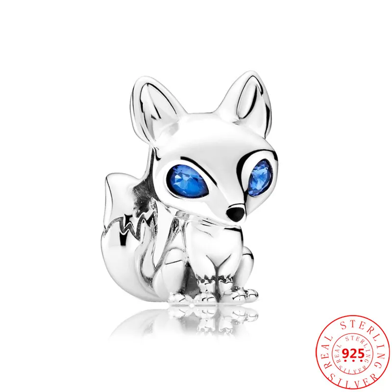 925 armband Charms for Pandora Charm Set Originele doos Leuke cartoon Boy Girl Paw Print Owl Fox Puppy Animal European Bead ketting Charms Sieraden