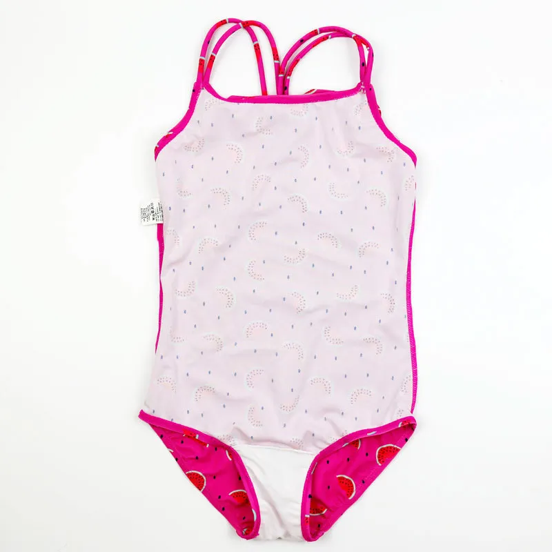 Meninas adoráveis ​​maiô de terno de banho menina girlwearwarwear beachs infantil banhando bebê triangle siamês biquíni 220426