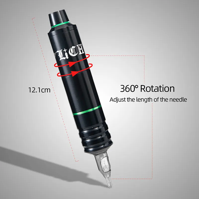 LICH T2 – cartouche de stylo longue rotative, pistolet à moteur de tatouage, Machine pour maquillage Permanent professionnel de haute qualité, 220617