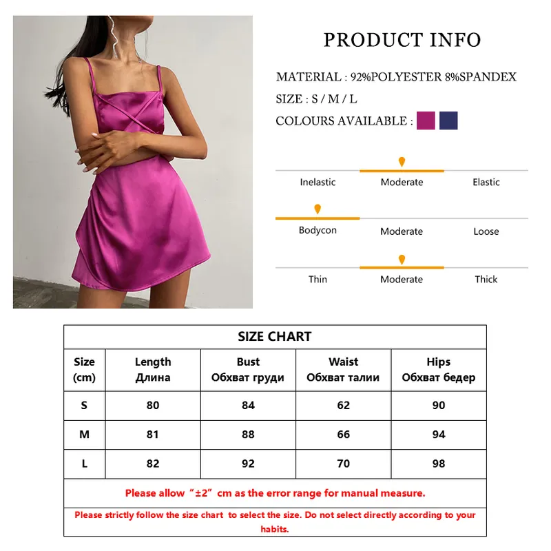 Clacive Sexy Laceup Strap Pink Satin Party Vestidos Lady Bodycon Sin mangas Backless Mini vestido Summer Slim Club Womens Dress 220704