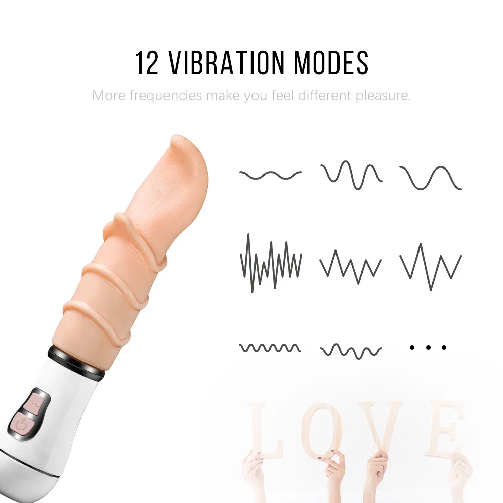 Chauffage langue vibrateur stimulateur clitoridien point G Rechargeable femme masturbateur Silicone mamelon masseur jouets sexy pour femme