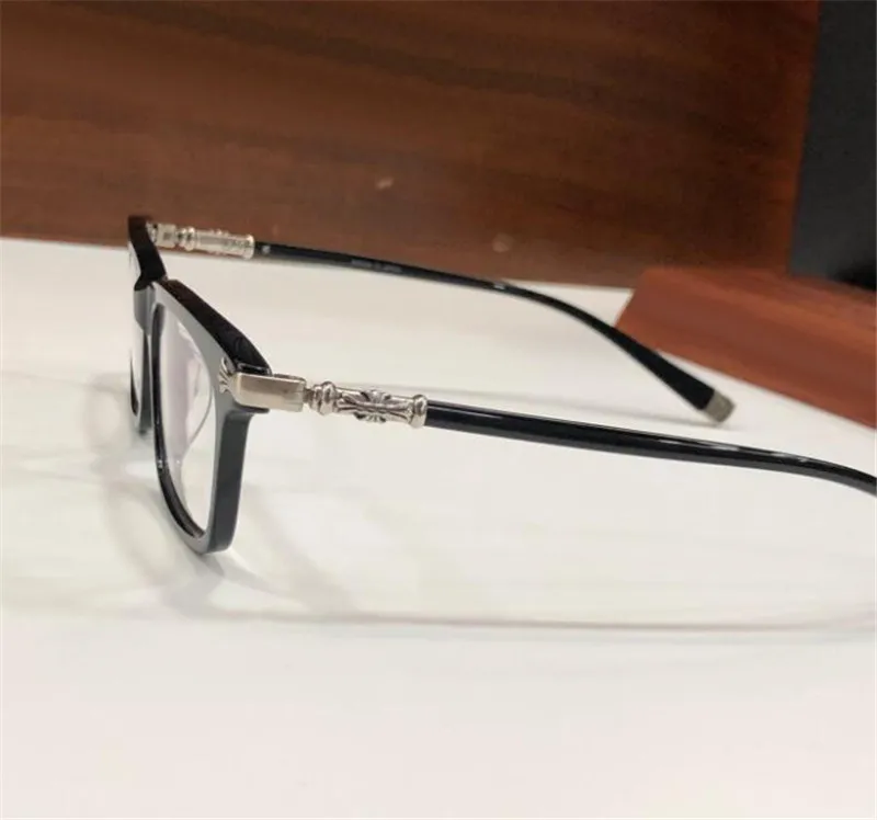 Ny modedesign Optisk glasögon Fun Hatch Retro Square Small Frame Simple Popular Classic Style Versatile Glasses Transparent L234A