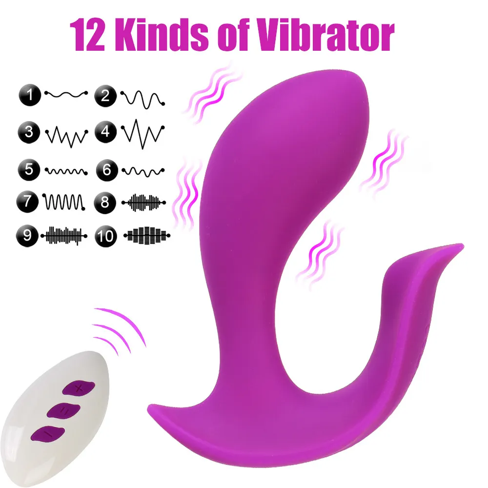 Bragas de punto G vibrantes para adultos, juguetes sexys, consolador, vibrador, estimulador de clítoris con Control remoto para mujeres, 12 velocidades