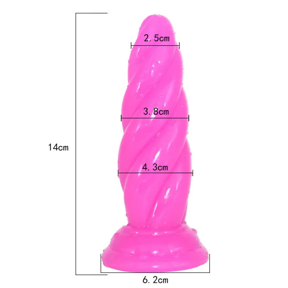 L85 Volwassen sexy Speelgoed PVC Anale Plug Draad Vorm Dildo Voor Vrouwen Lange 14 cm Insert Vagina Masturbatie Staaf