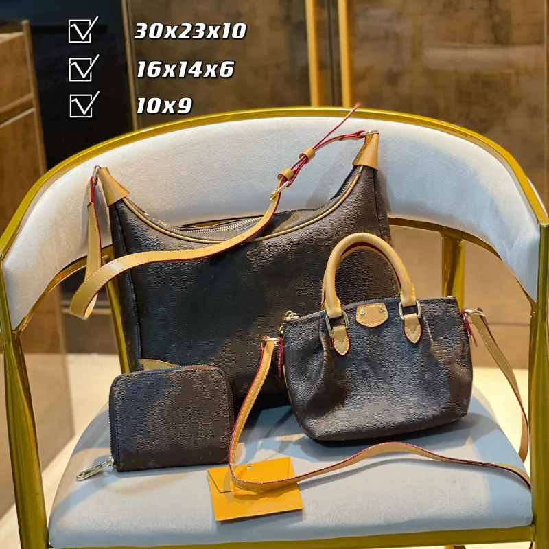 겨드랑이 콤비네이션 가방 고급 디자이너 브랜드 패션 어깨 핸드백 고품질 여성 편지 다목적 휴대폰 가방 지갑 금속 색상