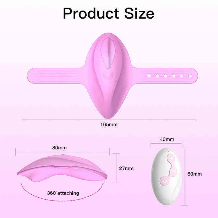 NXY Vibrators Wireless Remote Control Silicone Clitoral Stimulation Sex Toy Women Butterfly Vibrating Wearable Panty Vibrator 0411