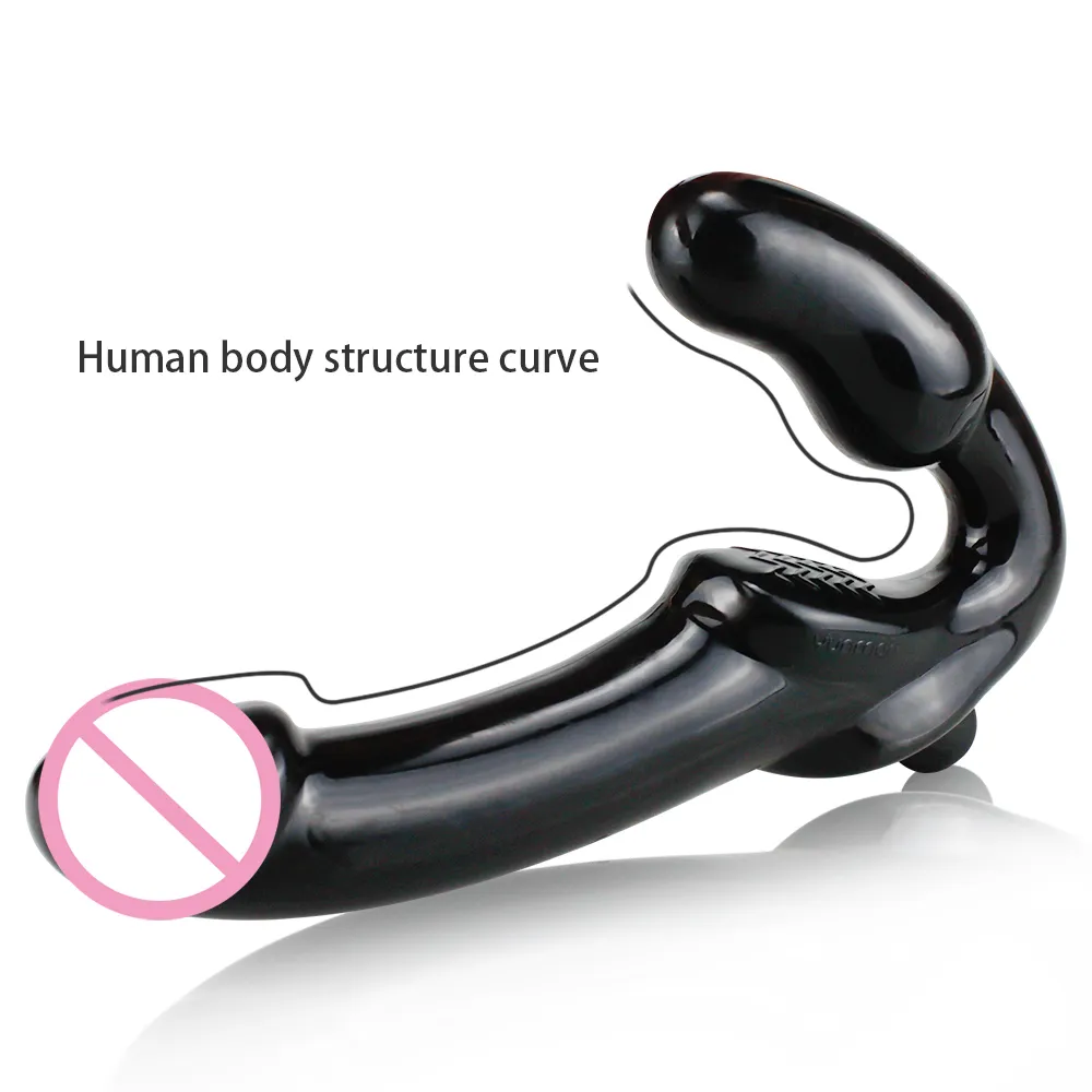 Vibrating Strapless Strap on Dildo Vibrator Butt Plug Male Prostate Massager Vibrators sexy Toys For Women Lesbian Gay Toy
