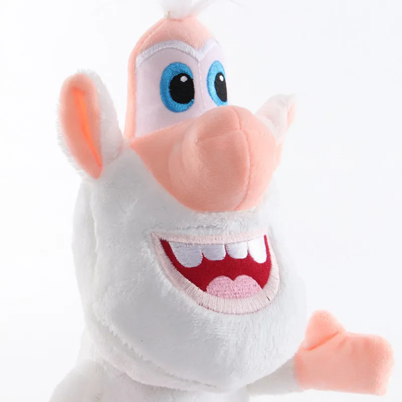 38 cm Russie Dessin Animé Petit Cochon Jouet Singe Blanc Doux Coton Poupée Figurines Cooper Buba Jouets En Peluche 220628