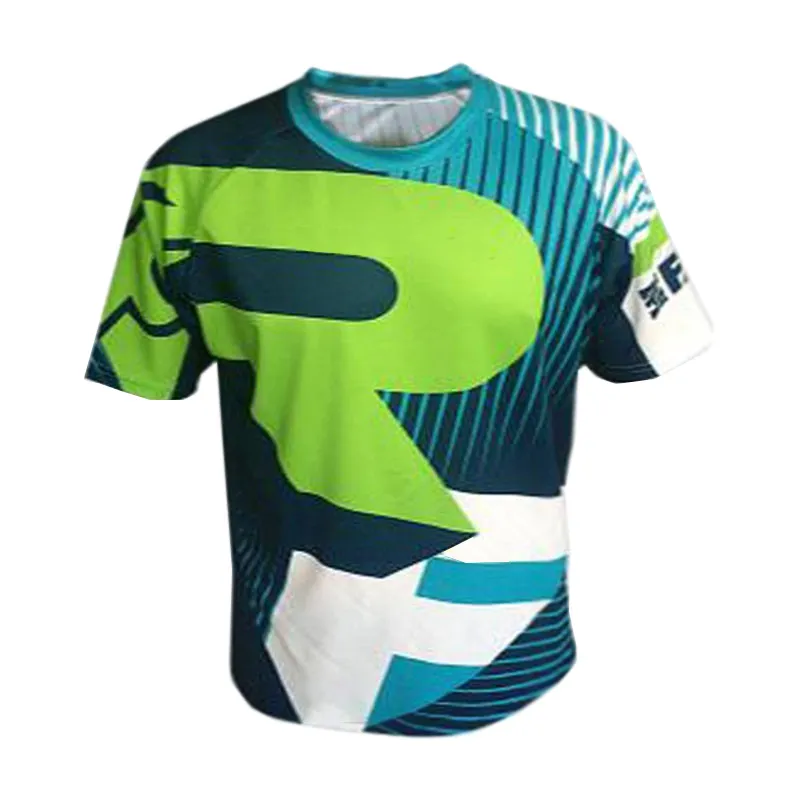 Mens krótkie rękawowe koszulka rowerowa MTB Downhill koszulka DH MX MX MOUND MIANE Odzież Summer Motocross Wear T-shirt 220420296J