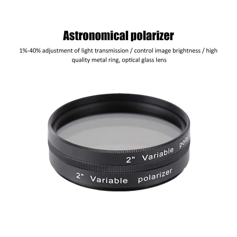 1.25 천문학 단안 망원경 접안 렌즈 필터 우수한 품질 F9147에 대한 2 인치 필터 가변 편광