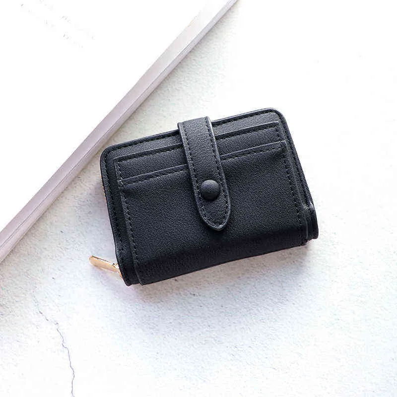 Pequeno temperamento multifuncional zipper pequena carteira de cartão de clipe das mulheres saco linda menina carteiras para mulheres