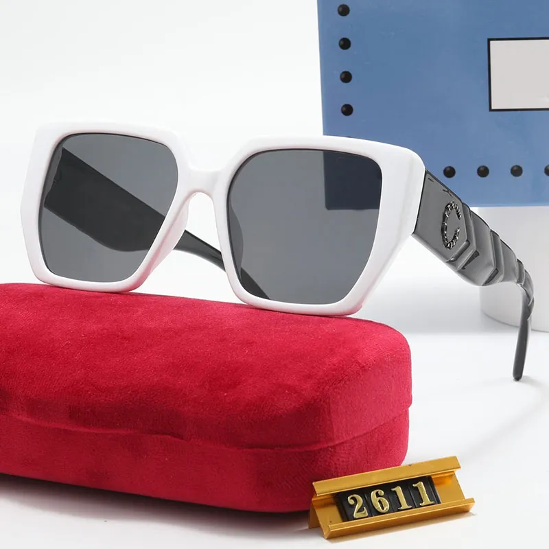 Luxus-Designer-polarisierte Sonnenbrille für Damen, Herren-Brille, Vollformat-Schutzbrille, G-Sonnenbrille, modische Senioren-Brille mit Box, Strand-Sommer-Accessoires