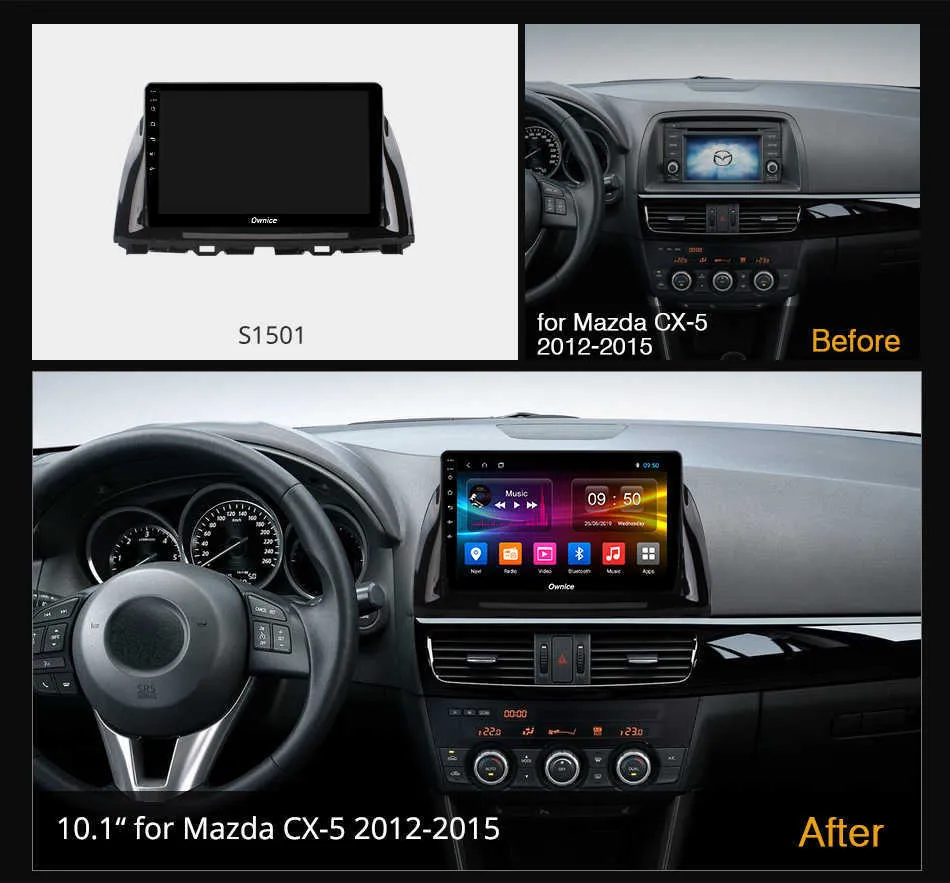 6G 128G Android 10 0 Car Radio GPS for Mazda CX5 CX-5 CX 5 1 KE 2012 2015 Navi Setreo System 4G LTE DSP SPDIF 1280 720219p