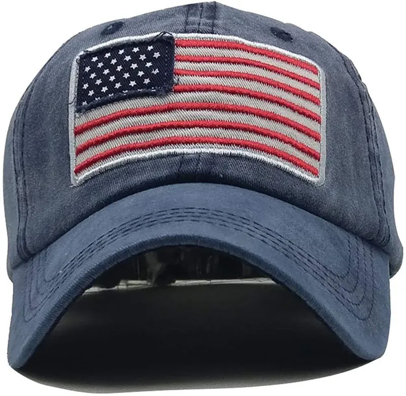 Мужской американский флаг американский флаг бейсболка мужчина тактическая армия хлопковая военная шляпа Us Us Unisex Hip Hop Sport Caps Sutdoor 220513