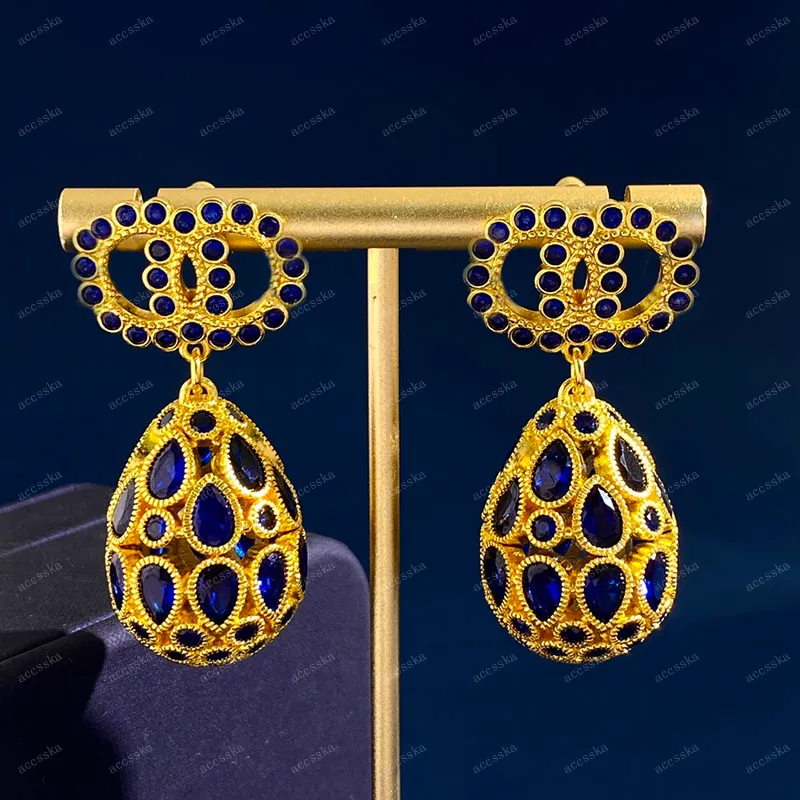 Brincos de pérolas de ouro para mulheres Luxuris Designers Estudos Brincos de jóias de moda B engajamento colorido de diomond colorido8285372