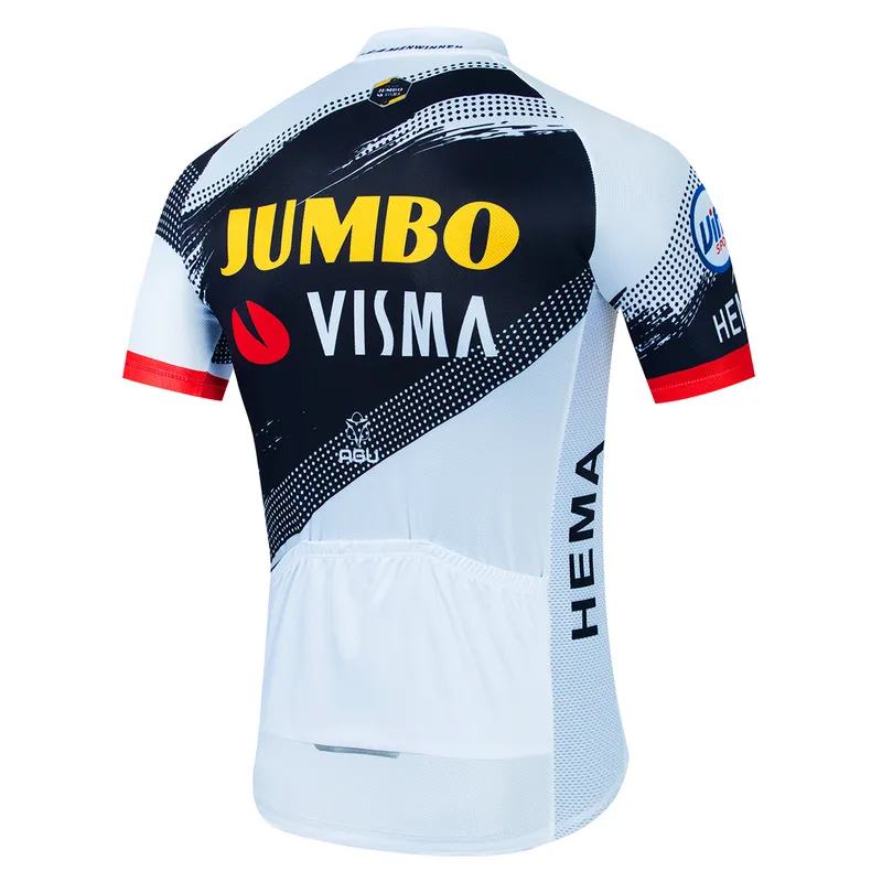 Pro Jumbo Visma Cycling Jersey Set Men의 의류 도로 자전거 셔츠 정장 자전거 턱받이 반바지 MTB Maillot Culotte 220708