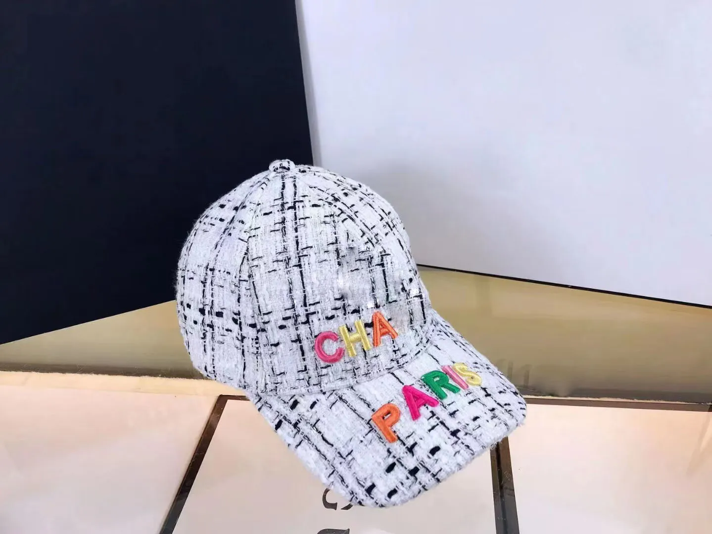 Ball Caps Women's Designer Baseball Cap Men's Fashion Patchwork Embroidery Casquette Couple Rainbow Color Letters Hats286H