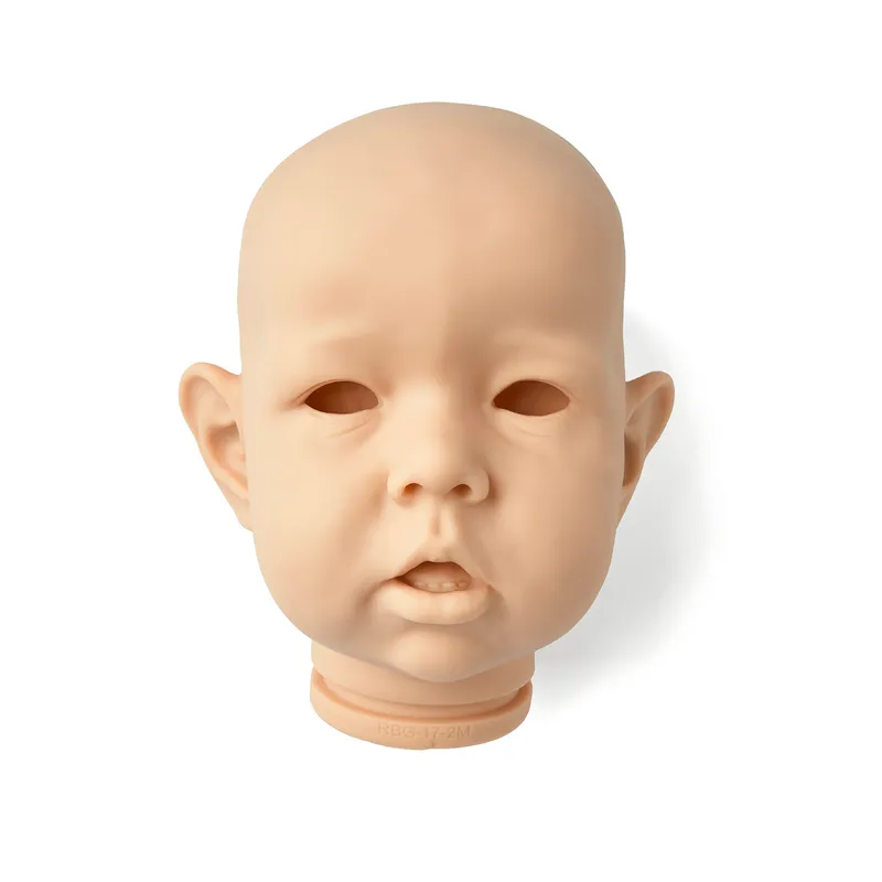 RSG Reborn Baby 28 Inches Lifelike born Cute Liam Vinyl Unpainted Unfinished Parts DIY Blank Doll Kit 220707