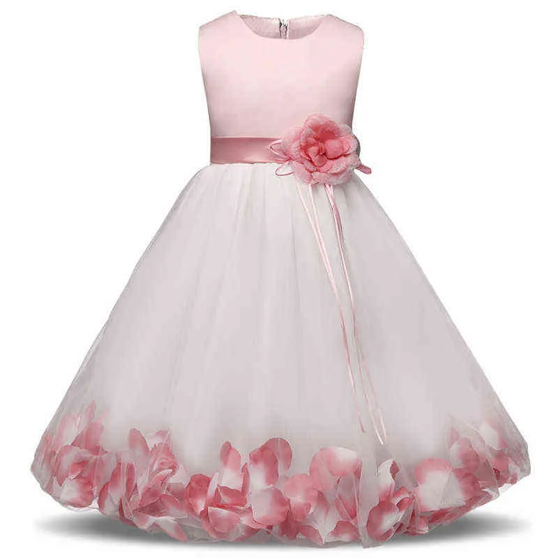 夏の女の赤ちゃんドレス結婚式のウエディングバースデーパーティーガウン子供フラワーガールズ服衣装衣装キッズドレス女の子4 10年G220428