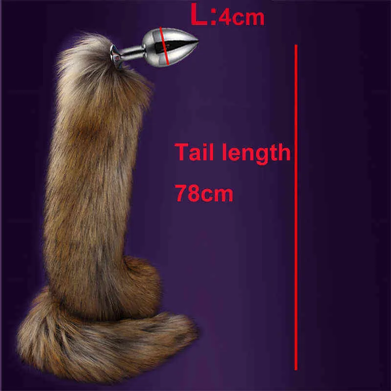 Jouets anaux érotiques 78cm, bouchon de queue de chien Super Long, fesses d'animaux, rôle de Cosplay, sexe pour homme Sm Anus expanseur fétiche Ana Gay 220507